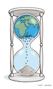 earth as hourglass