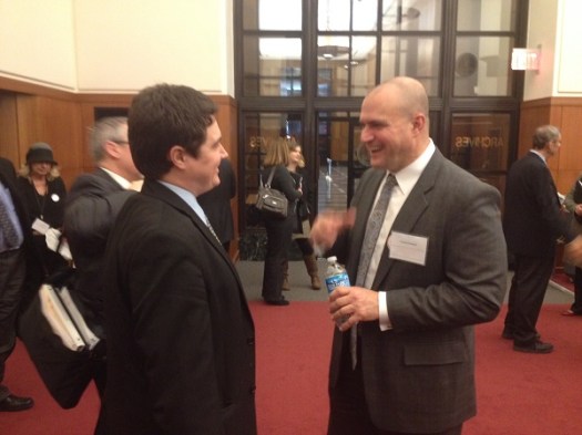 Alleyn Harned, Virginia Clean Cities, networks with Francis Hodsoll.